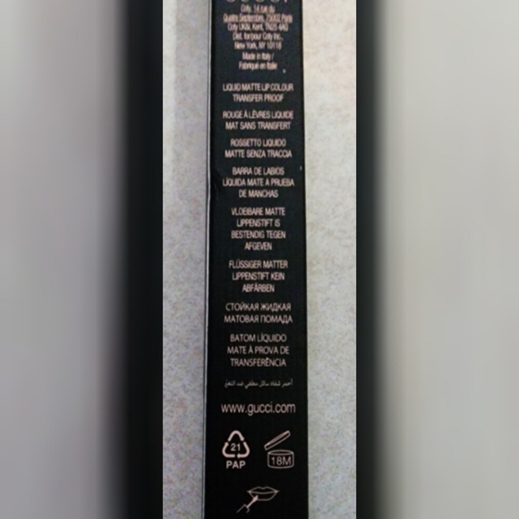 Gucci's Rouge à Lèvres Liquid Matte Lipstick 505 Janet Rust New - Picture 8 of 12